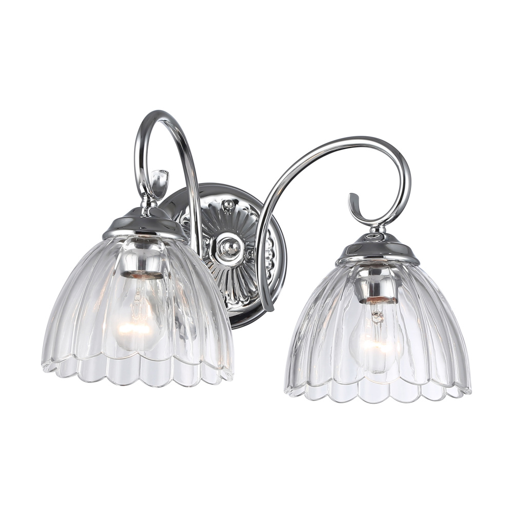 Golden Lighting Audra 2-light Vanity in Chrome